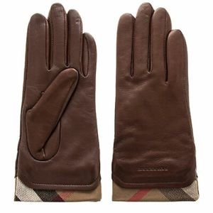 Burberry Leather Gloves (Size 8)